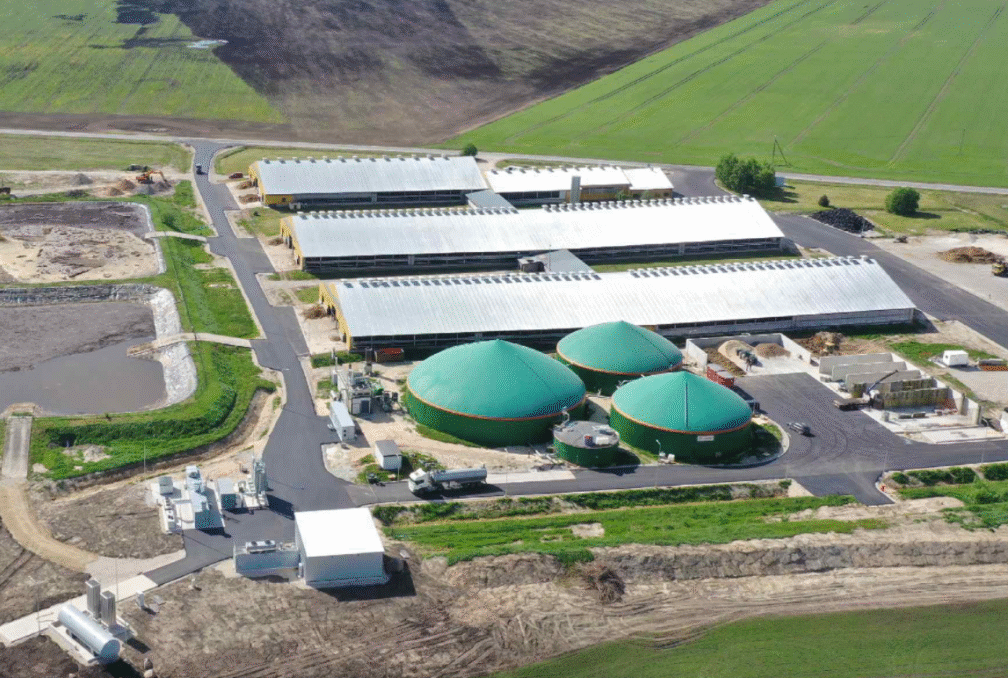 Biomethane production plant in Oisu